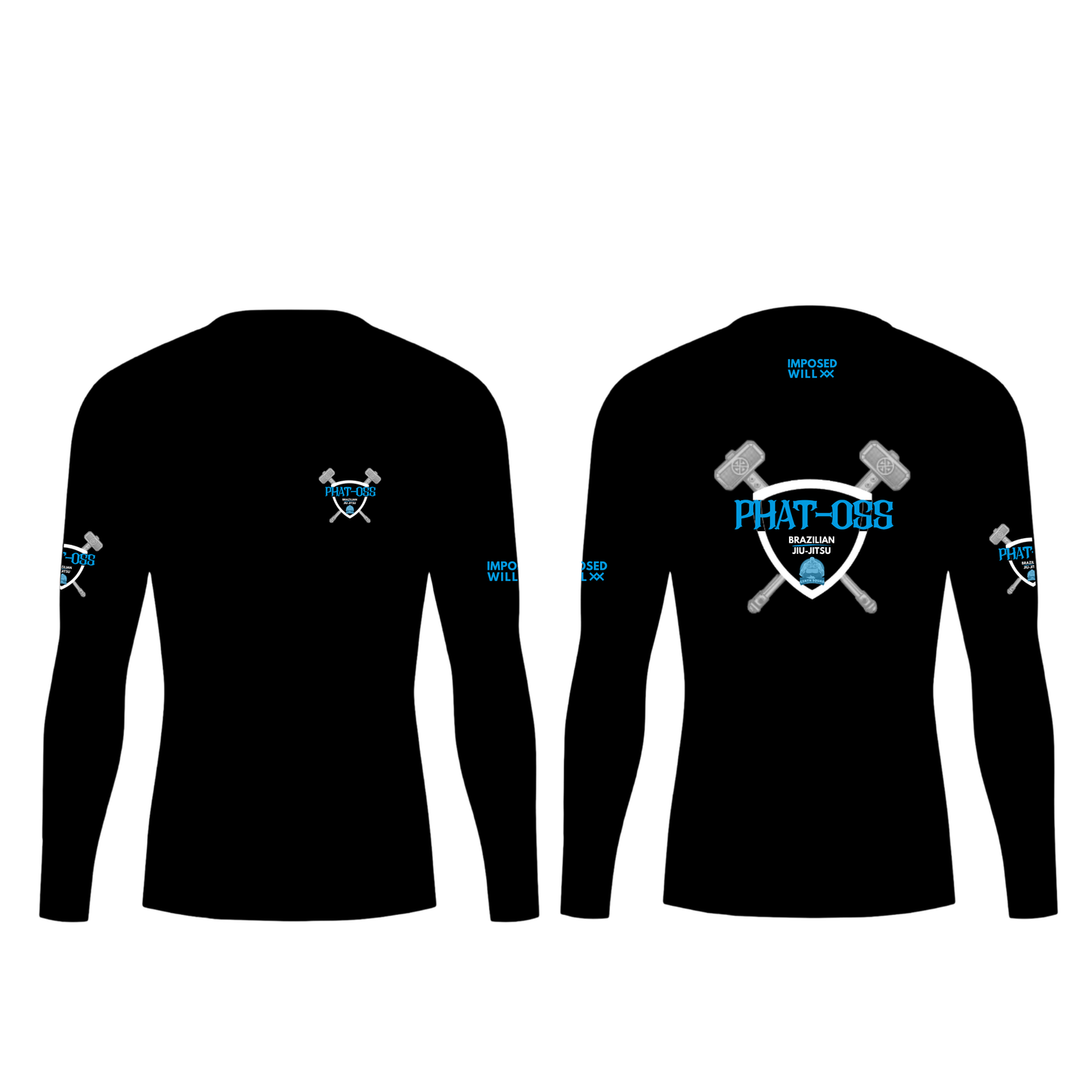 MENS/UNISEX GIRTH SQUAD "Phat-Oss" Rashguard