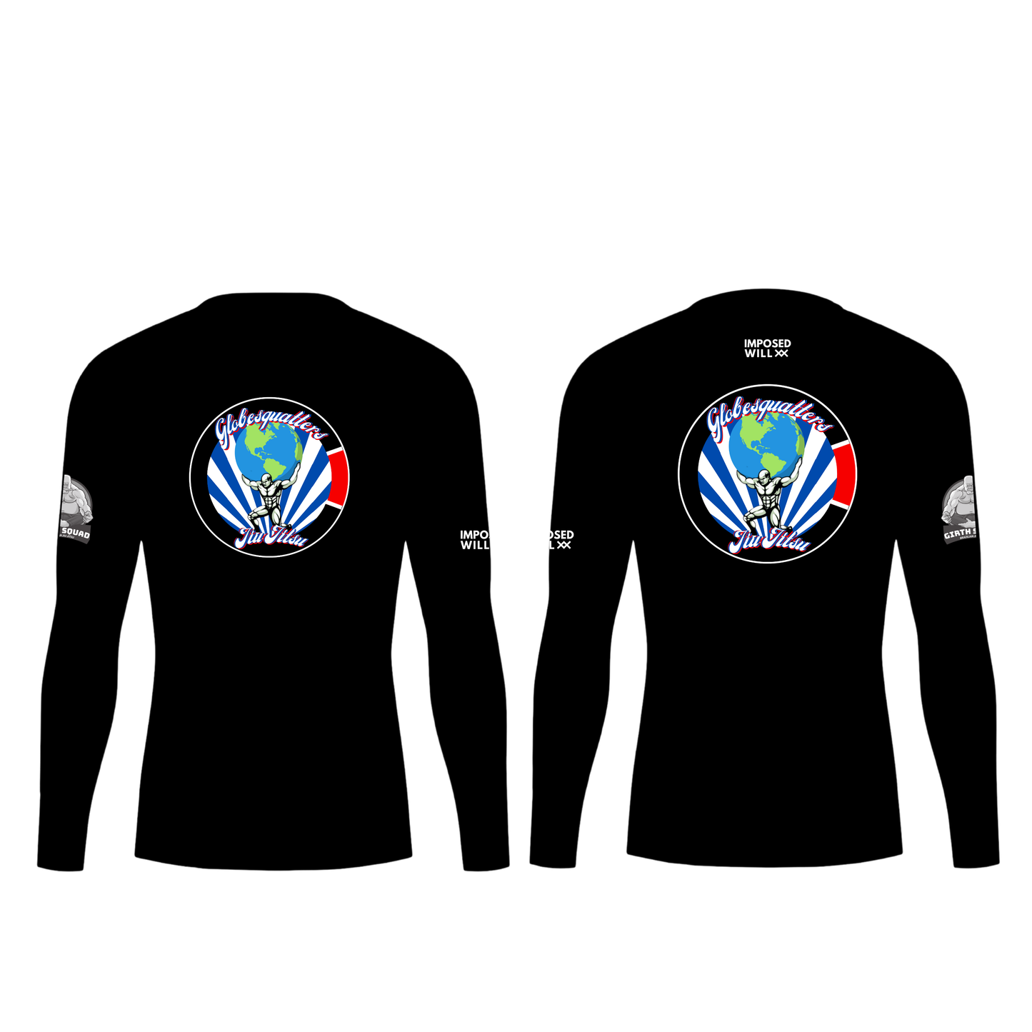 WOMENS GIRTH SQUAD "Globesquatters" Rashguard