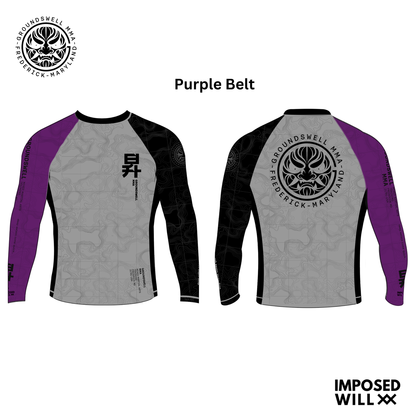 WOMENS Groundswell MMA Ranked Rashguard