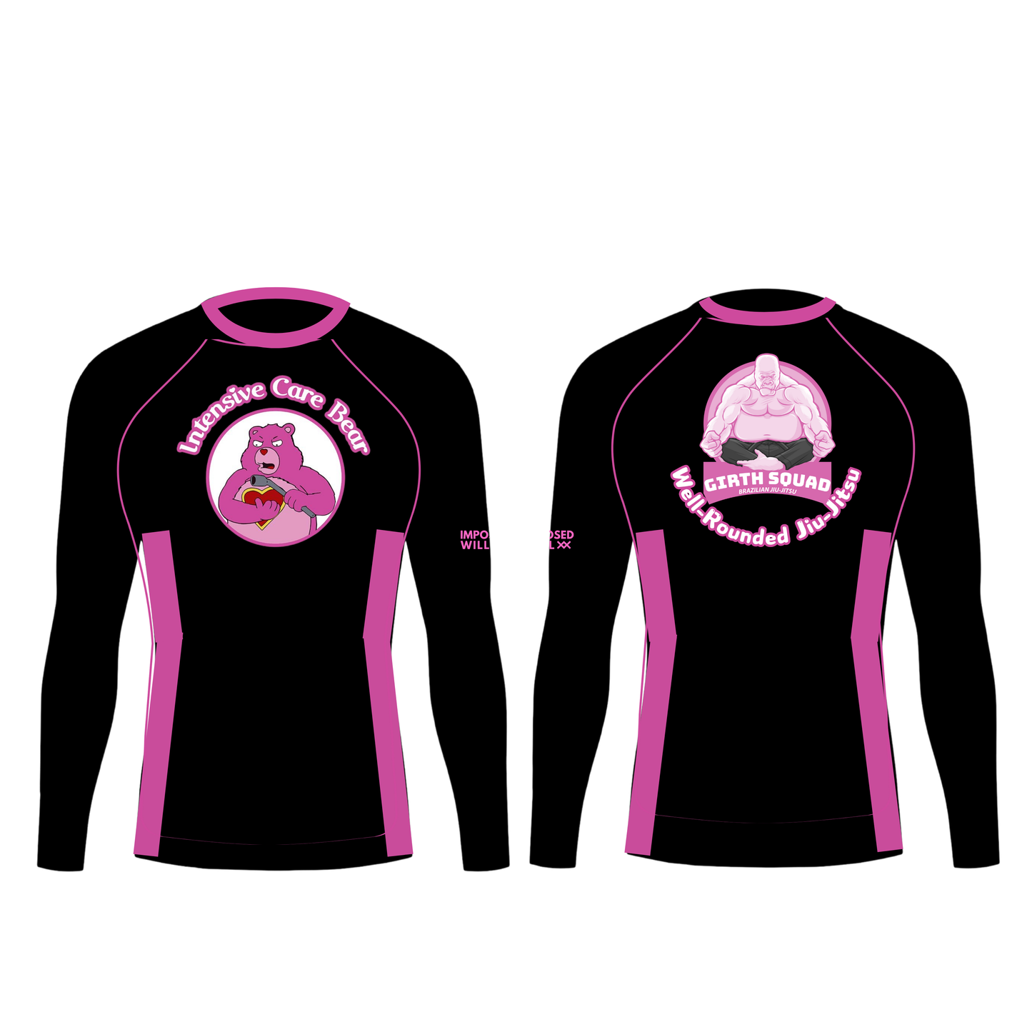 MENS/UNISEX GIRTH SQUAD Intensive Care Bear Rashguard