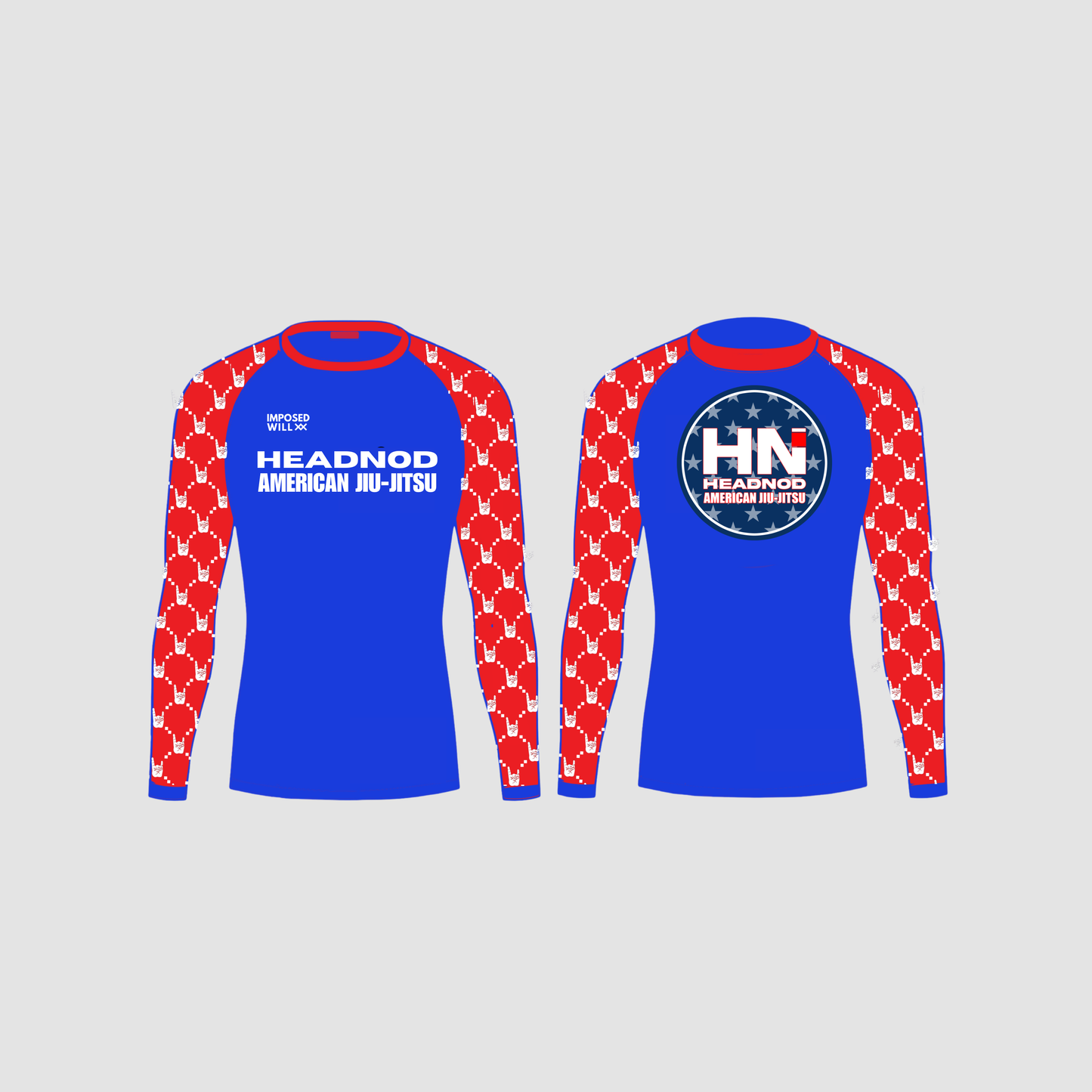 MENS/UNISEX Headnod AJJ ISAJJ Rashguard