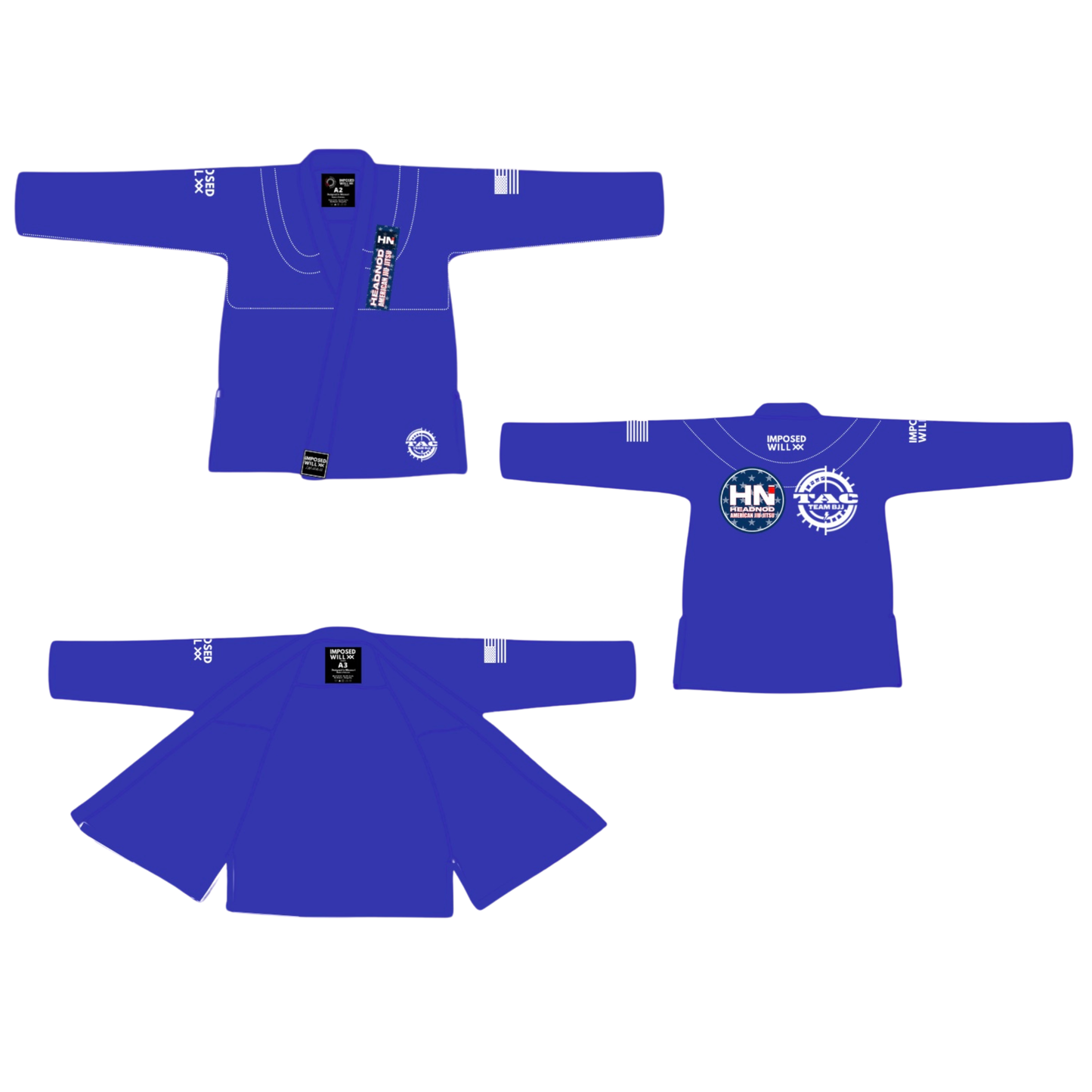MENS/UNISEX Headnod AJJ Gi TOP ONLY