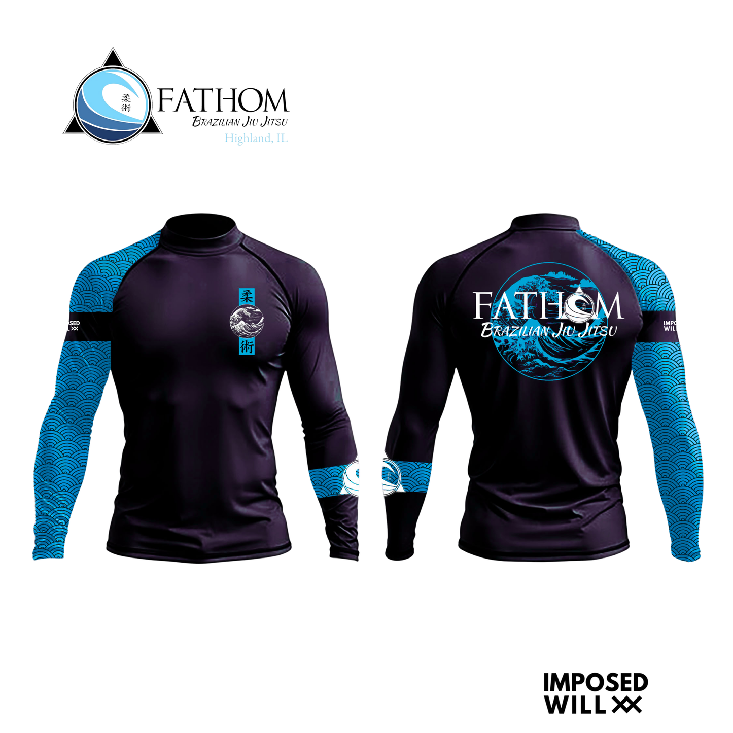 WOMENS Fathom BJJ Team Rashguard