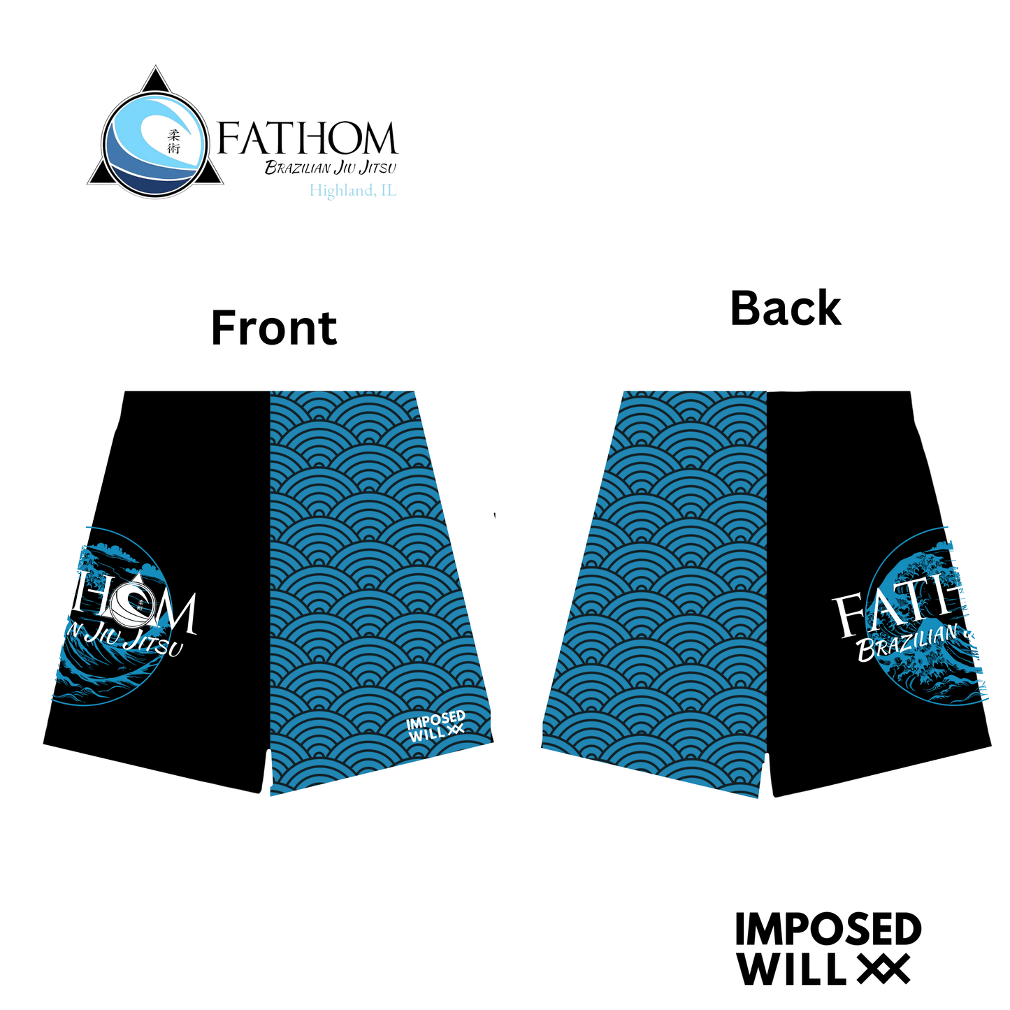 WOMENS Fathom BJJ Team Shorts