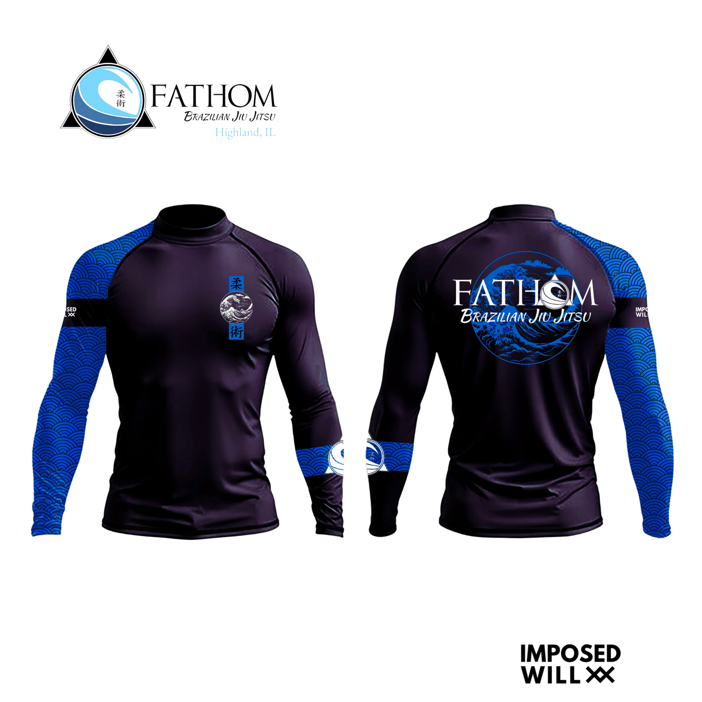 WOMENS Fathom BJJ Ranked Rashguard