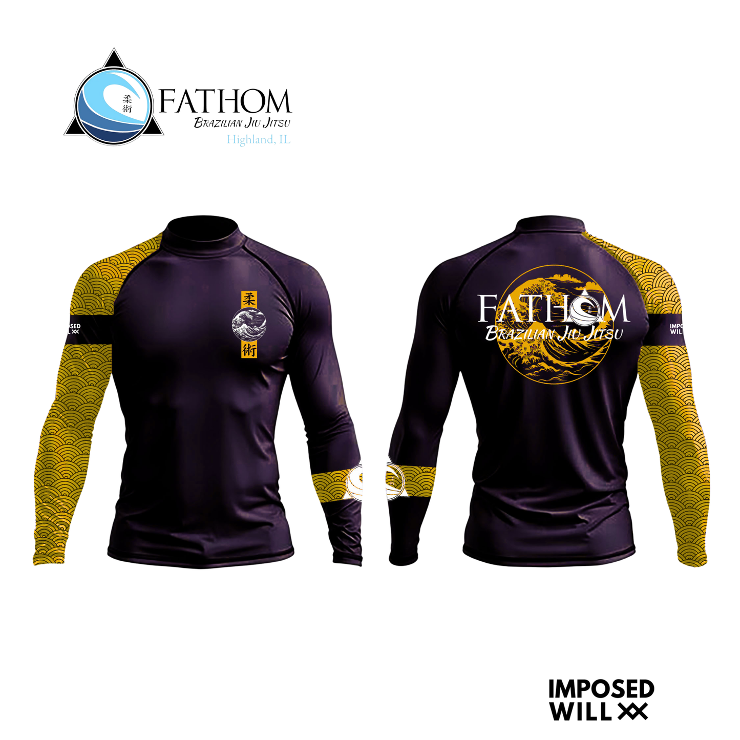YOUTH Fathom BJJ Ranked Rashguard