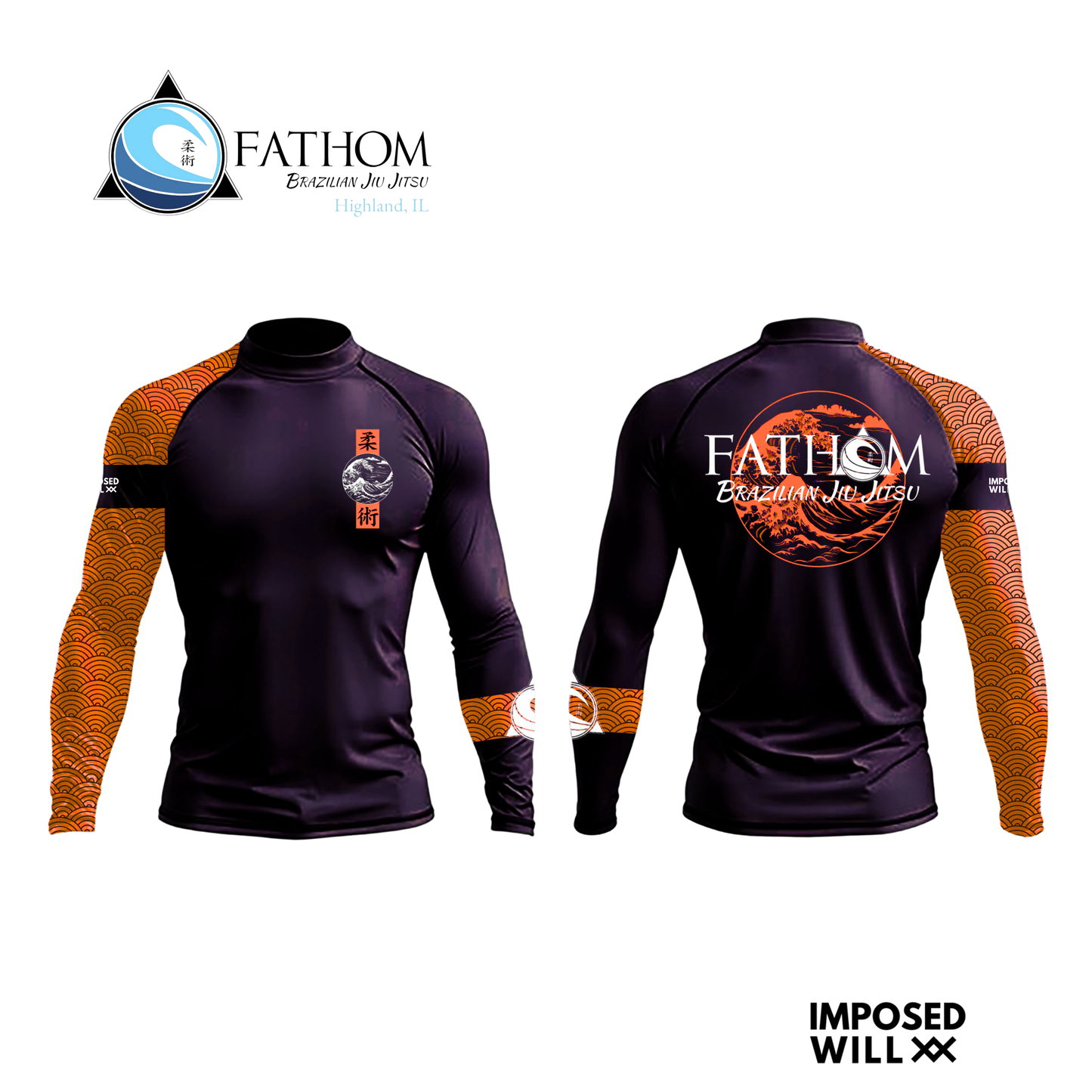 YOUTH Fathom BJJ Ranked Rashguard