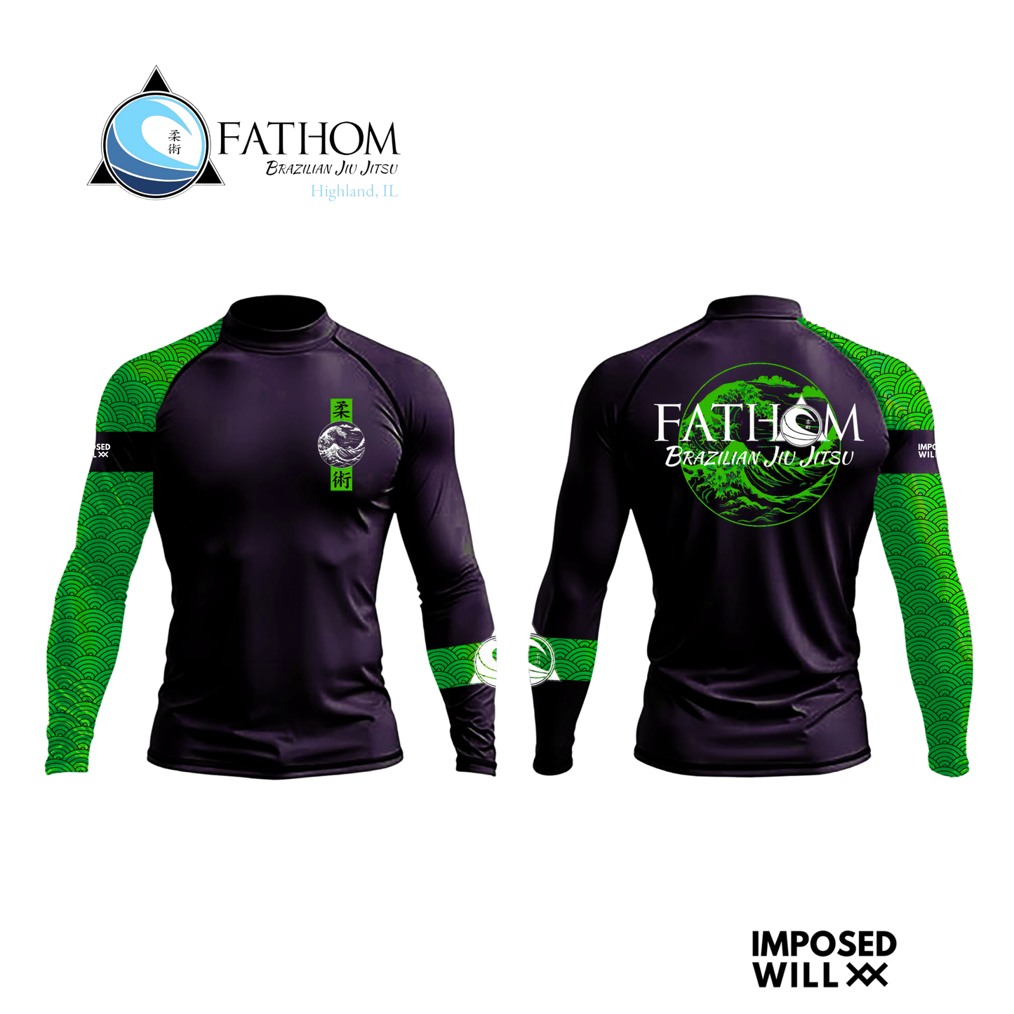 YOUTH Fathom BJJ Ranked Rashguard