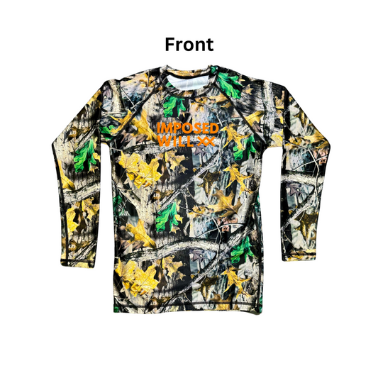 Ultimate Predator Rashguard - Long Sleeve, Woods Camo