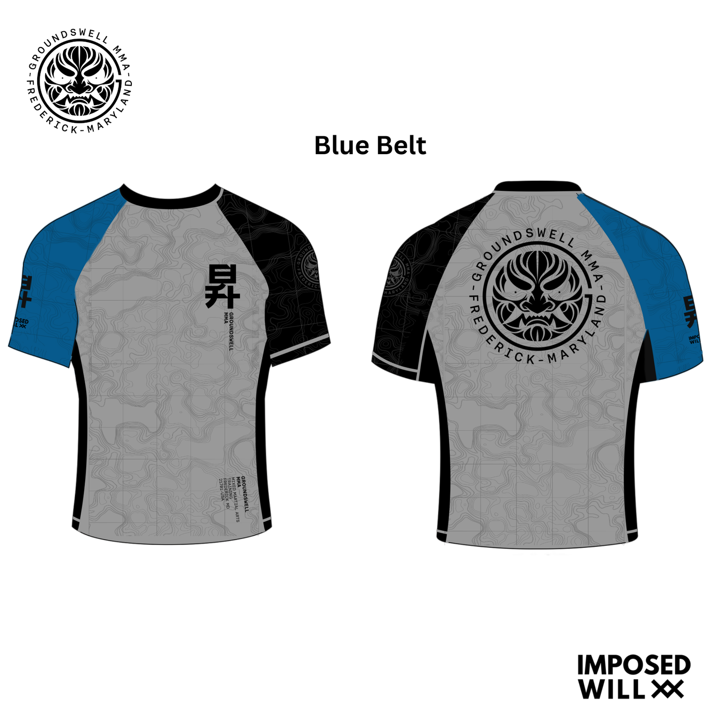 WOMENS Groundswell MMA Ranked Rashguard