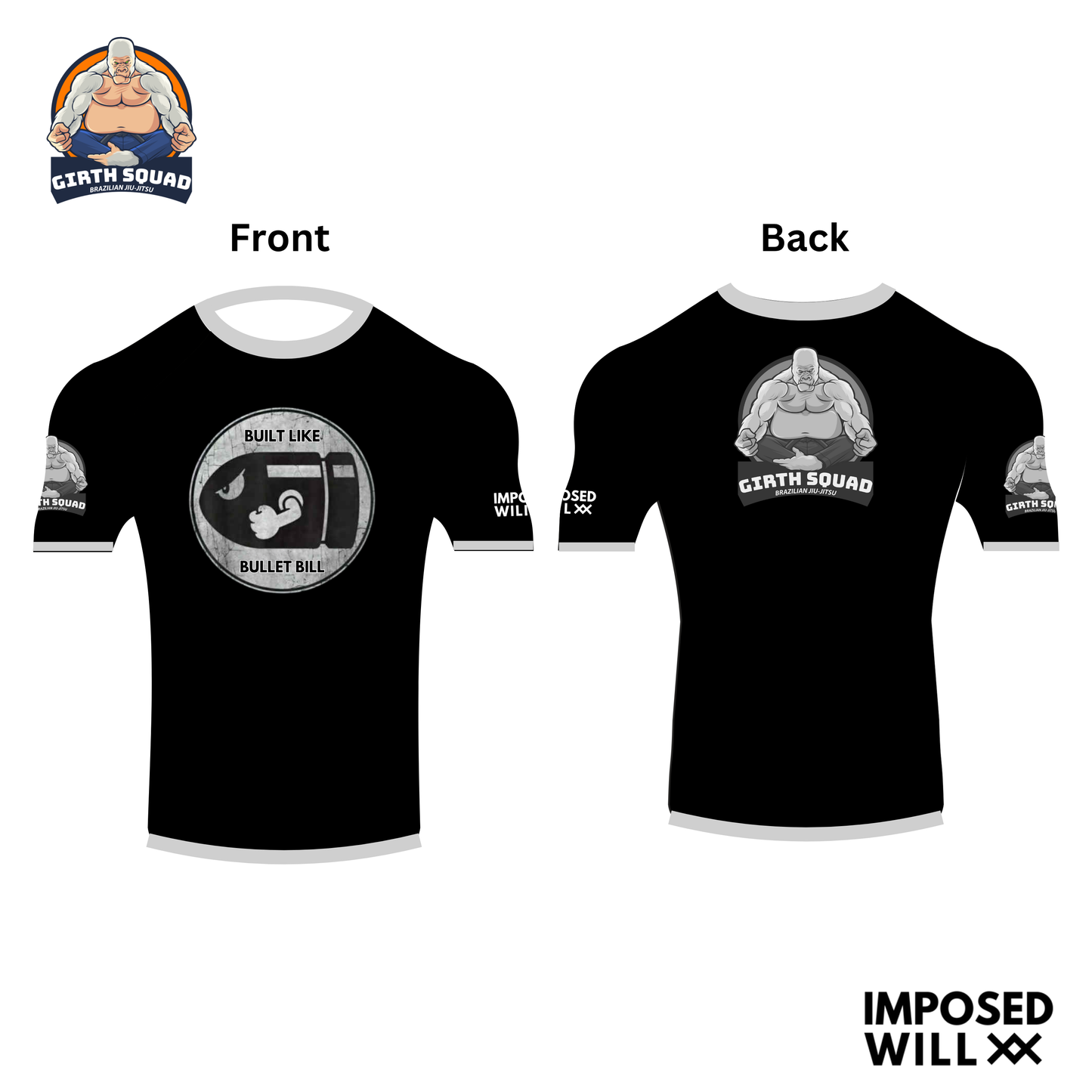 WOMENS GIRTH SQUAD "Bullet Bill" Rashguard