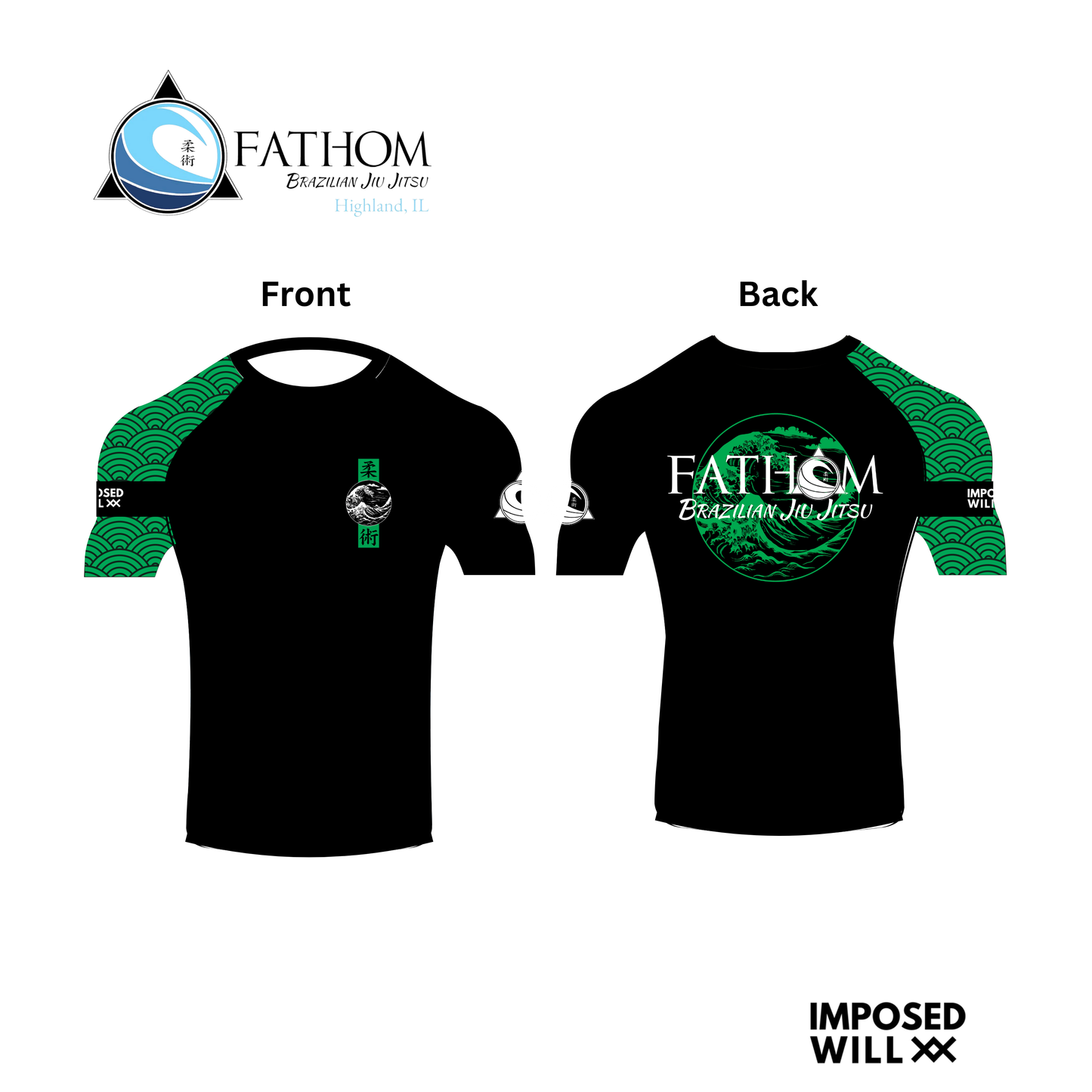 YOUTH Fathom BJJ Ranked Rashguard