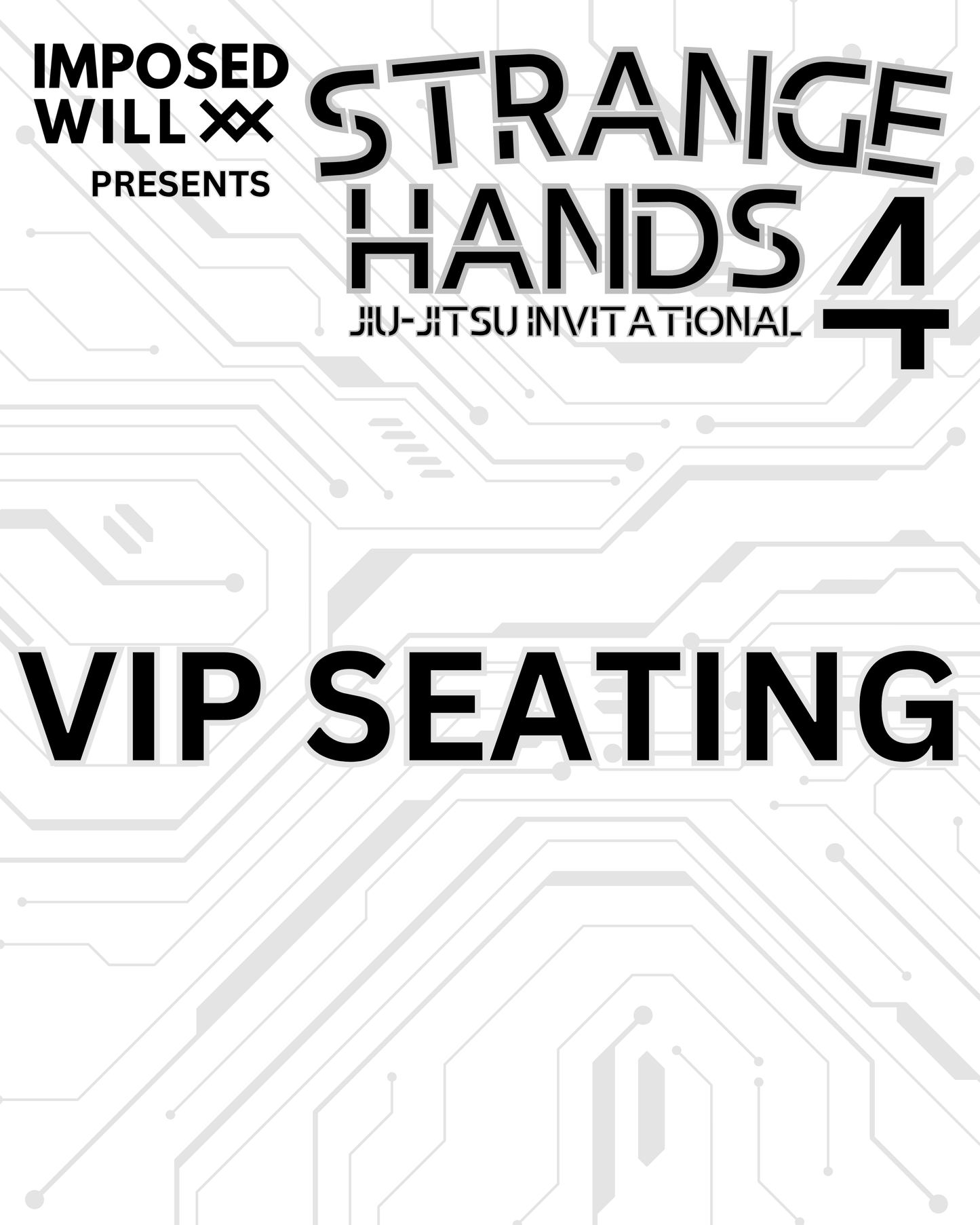 Strange Hands 4 - VIP Seating Tickets
