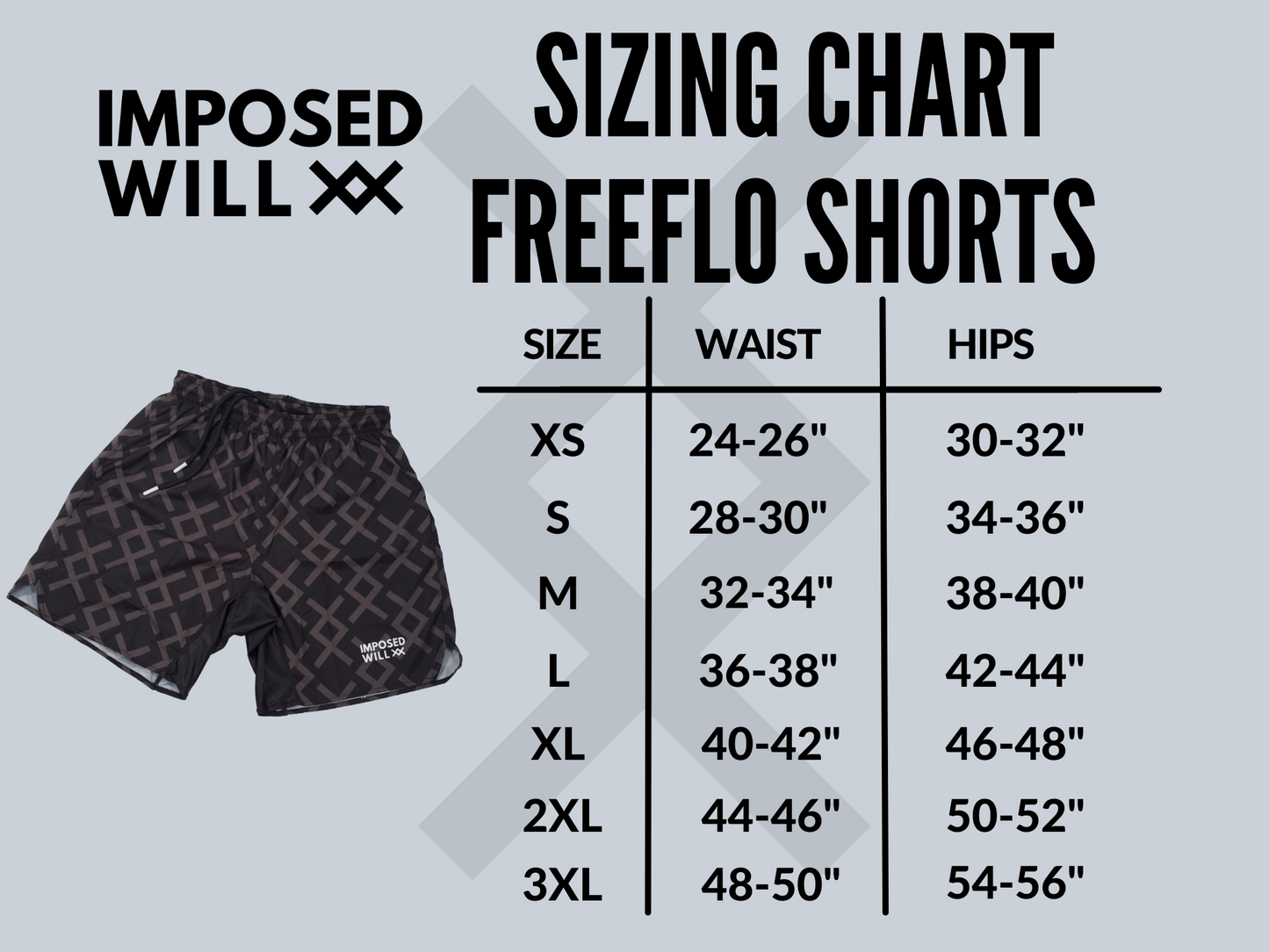 MENS/UNISEX Ursinho BJJ FreeFlo Shorts - Style 1