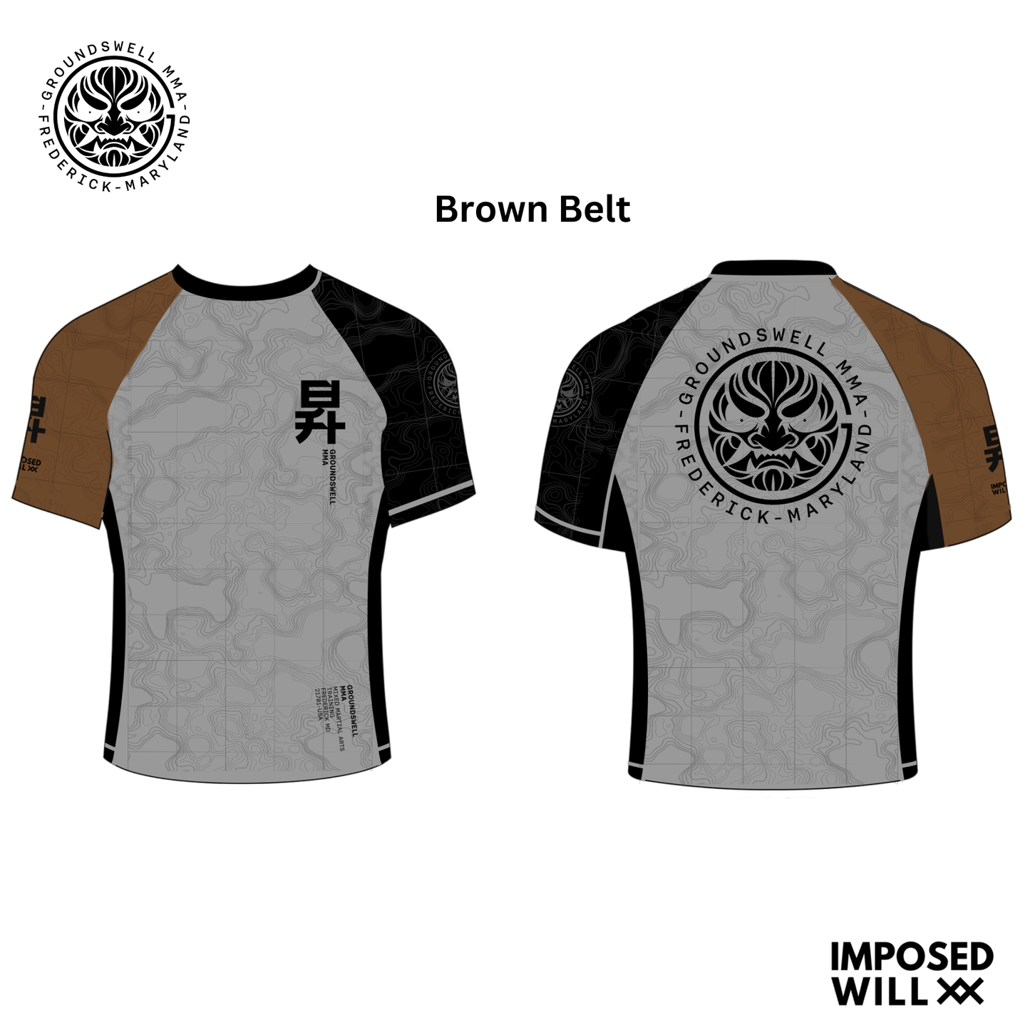 WOMENS Groundswell MMA Ranked Rashguard