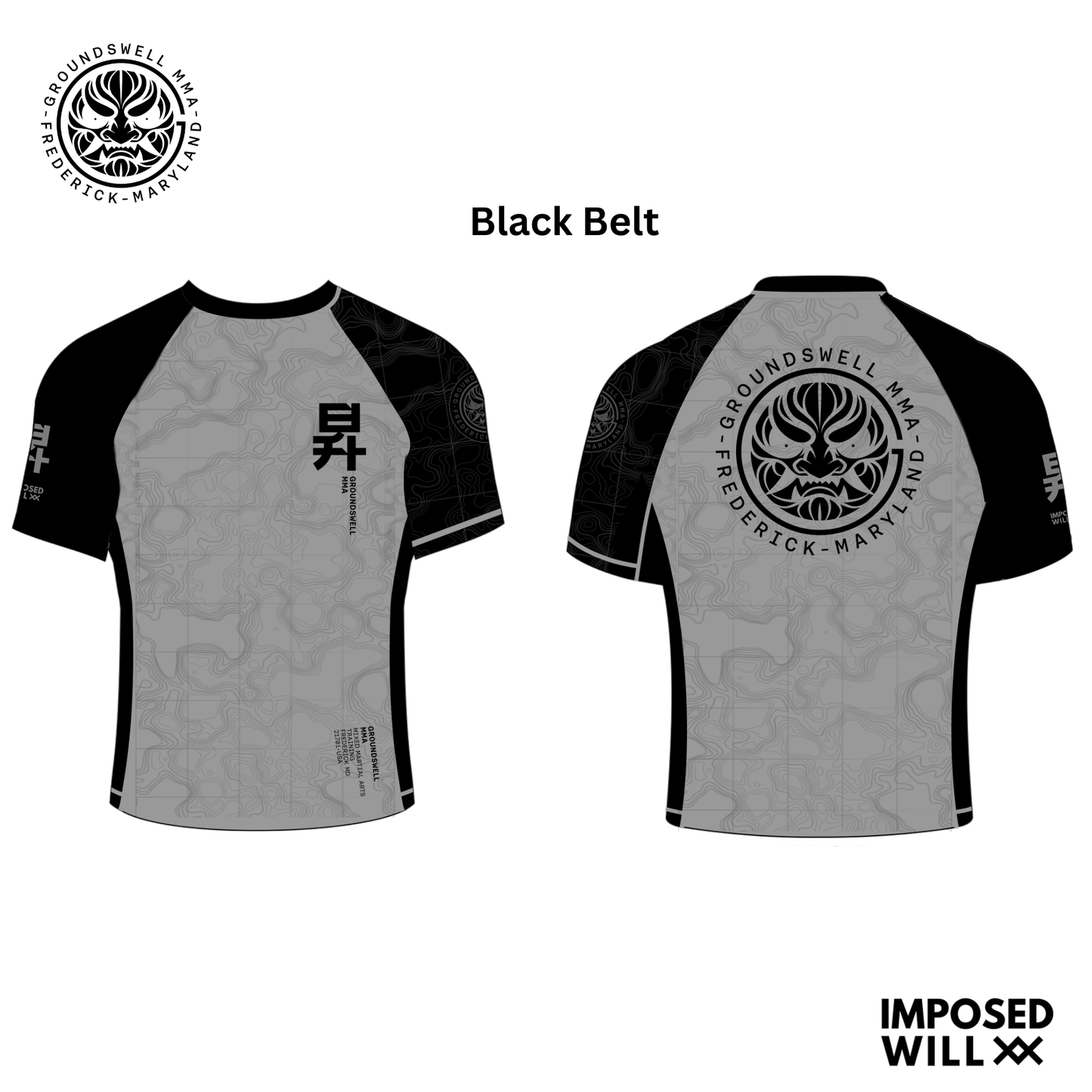 WOMENS Groundswell MMA Ranked Rashguard