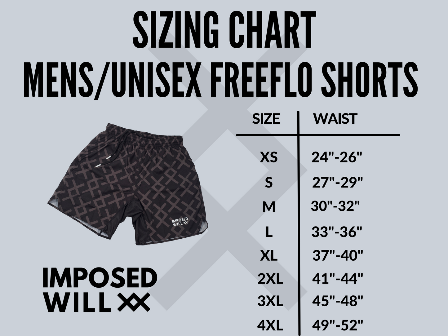 MENS/UNISEX Fathom BJJ "Deep Water" FreeFlo Shorts