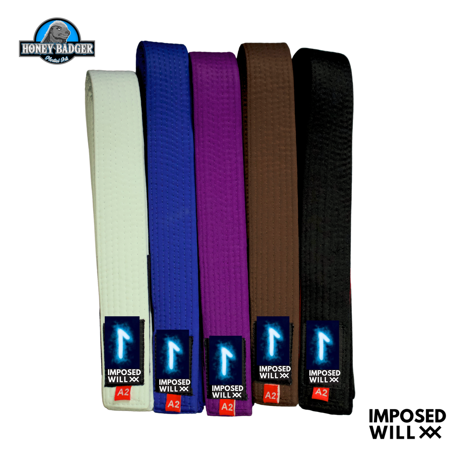 HBMA Water Rune Jiu Jitsu Belt