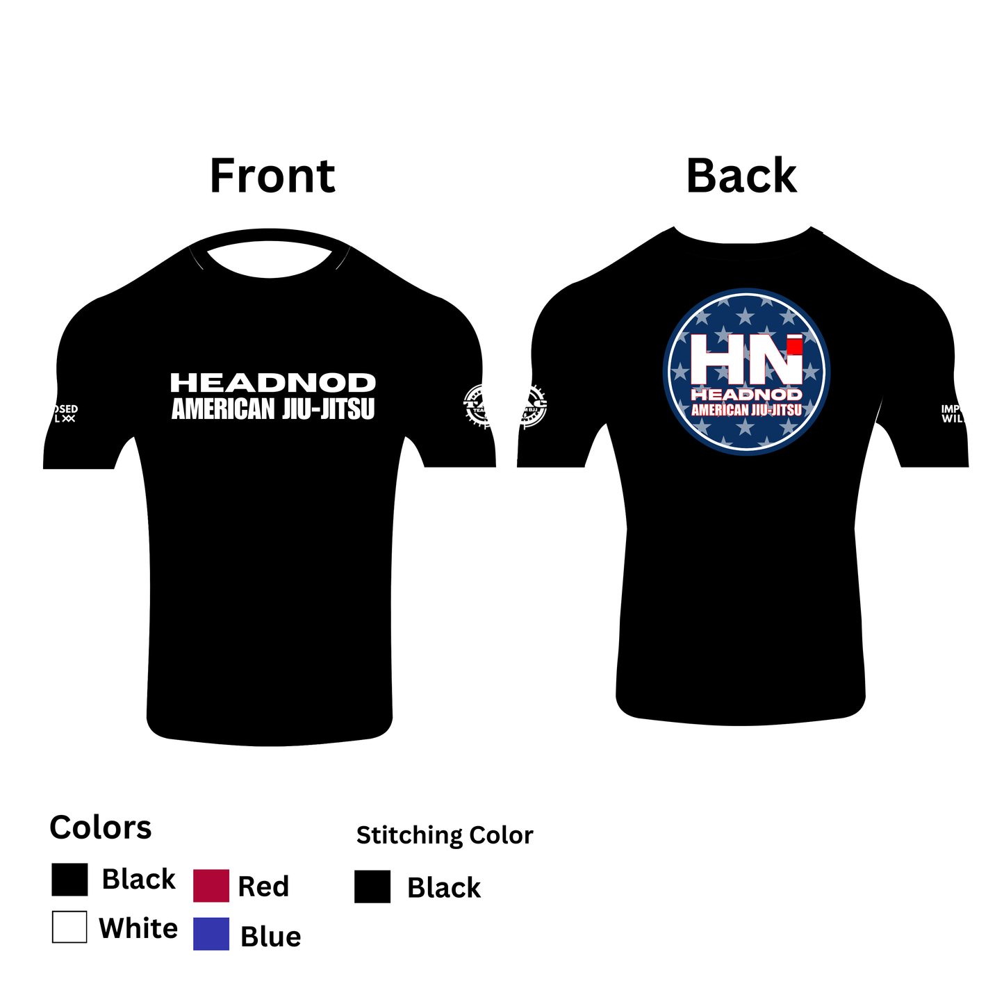 MENS/UNISEX Headnod AJJ Team Rashguard