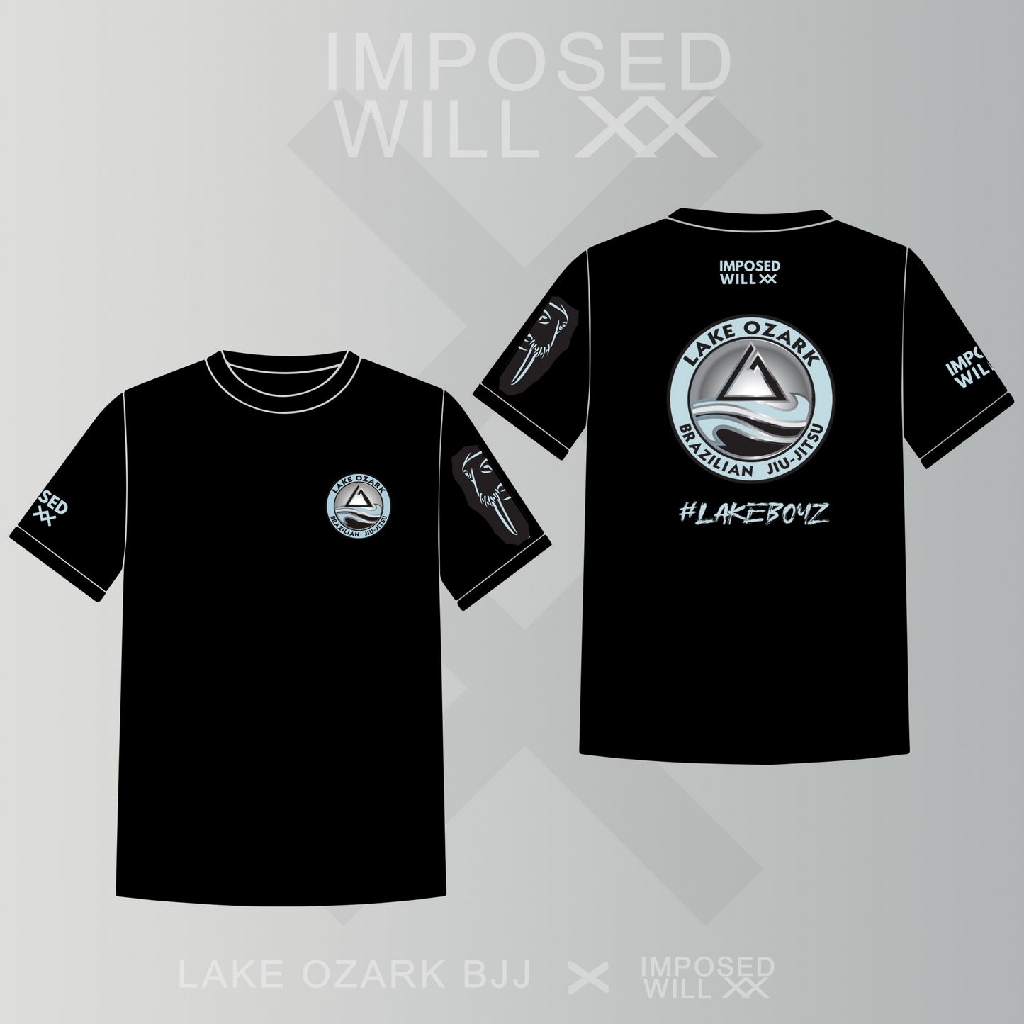 MENS/UNISEX Lake Ozark BJJ Team T-Shirt: Short Sleeve