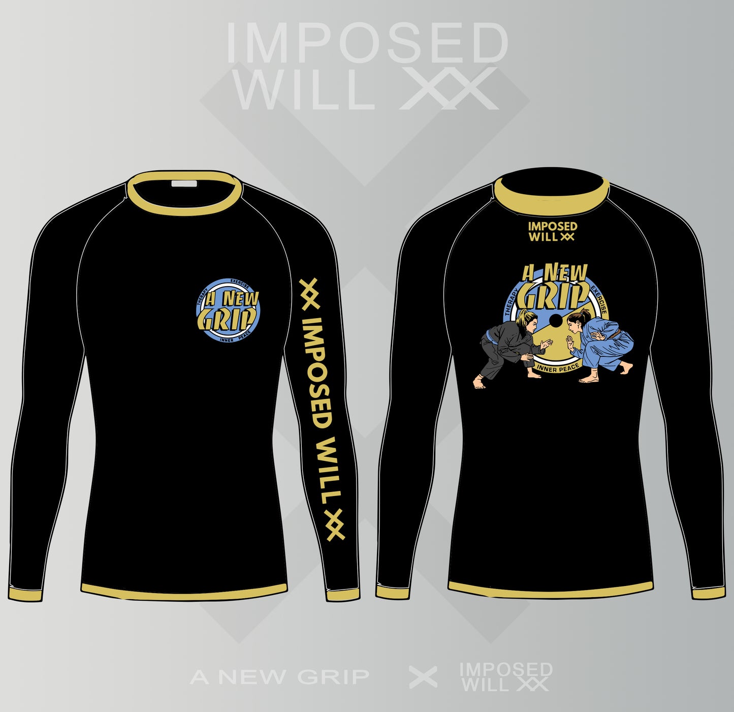 MENS/UNISEX A New Grip Rashguard - Long Sleeve