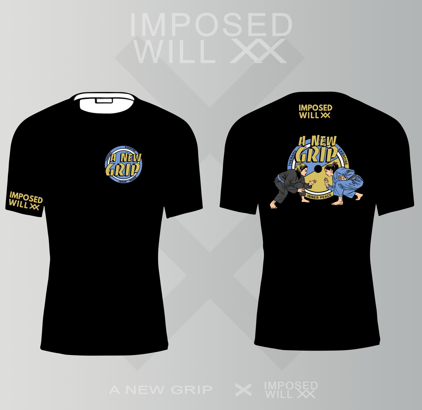 MENS/UNISEX A New Grip Rashguard - Short Sleeve