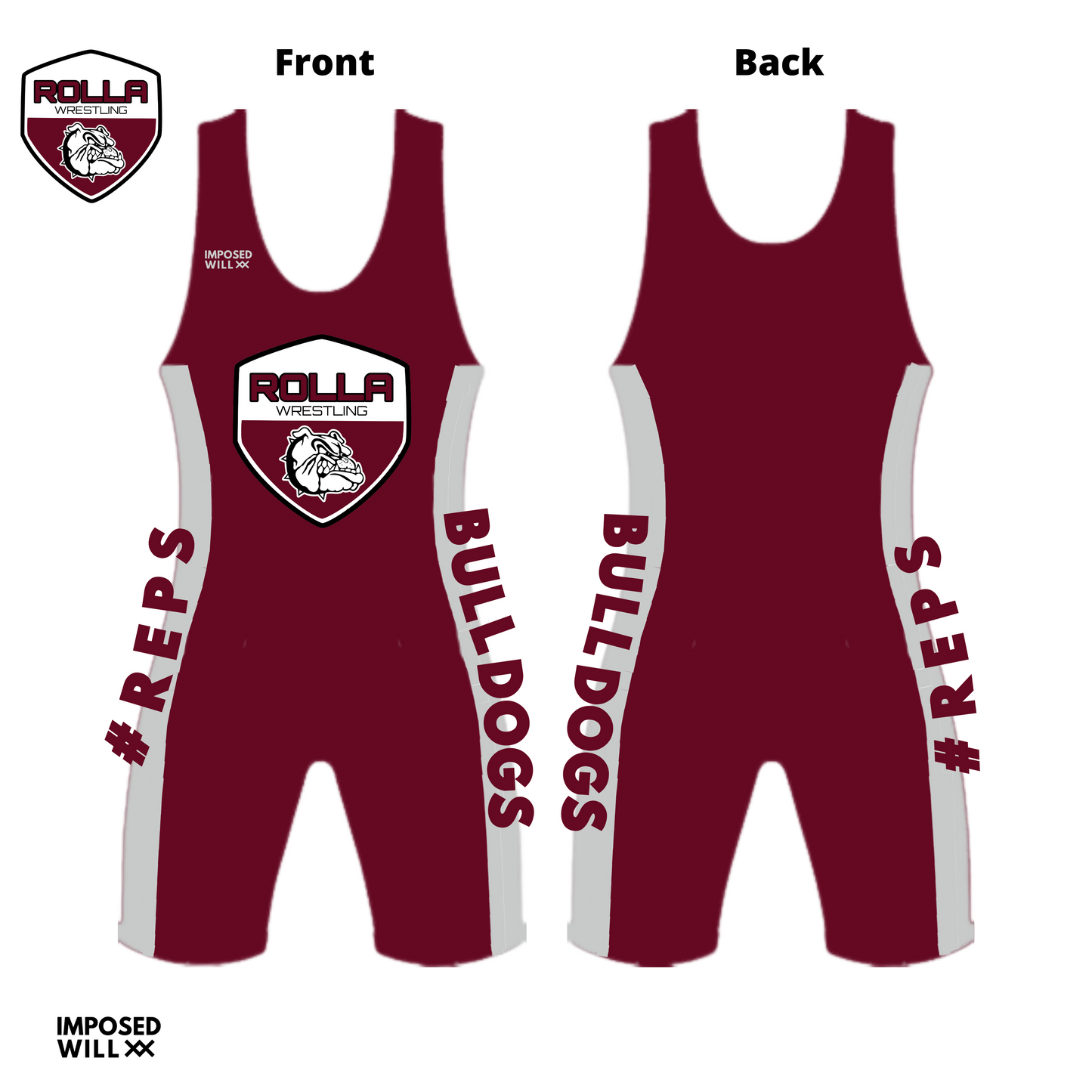 UNISEX Custom Rolla Wrestling Singlet