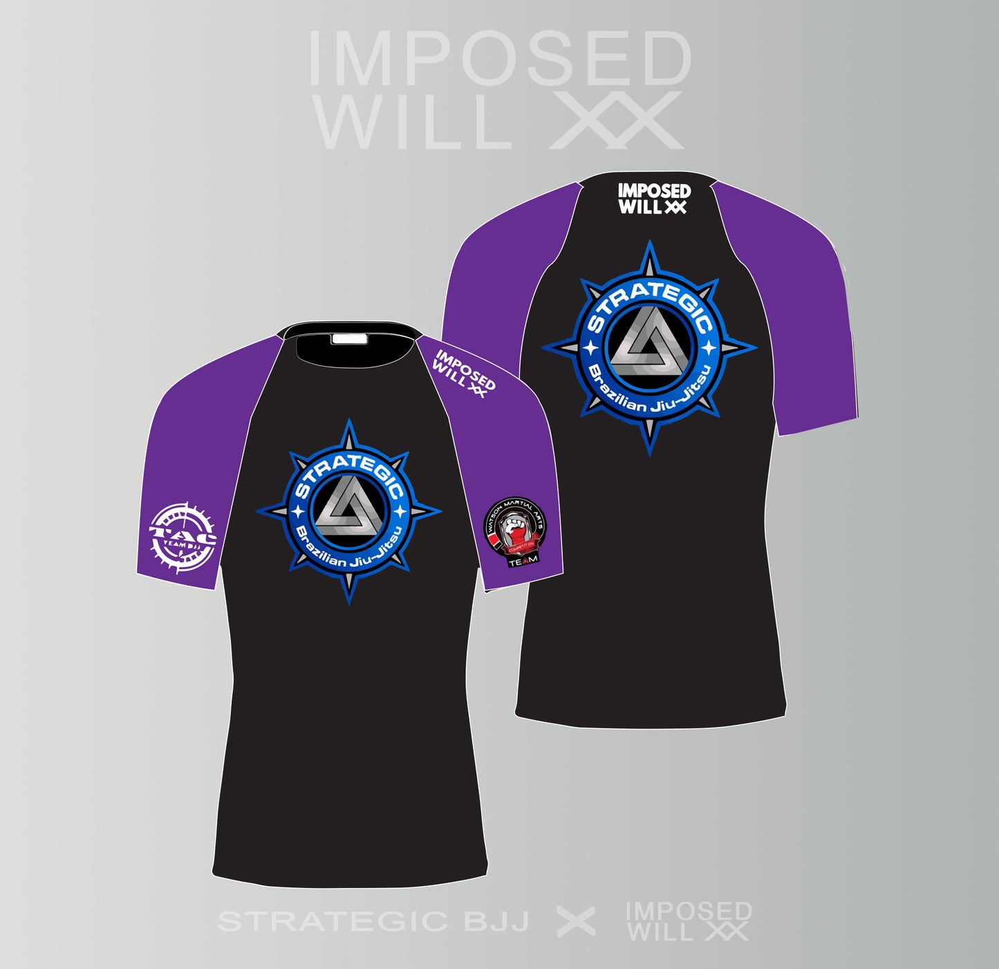 WOMENS Strategic BJJ Ranked Rashguard