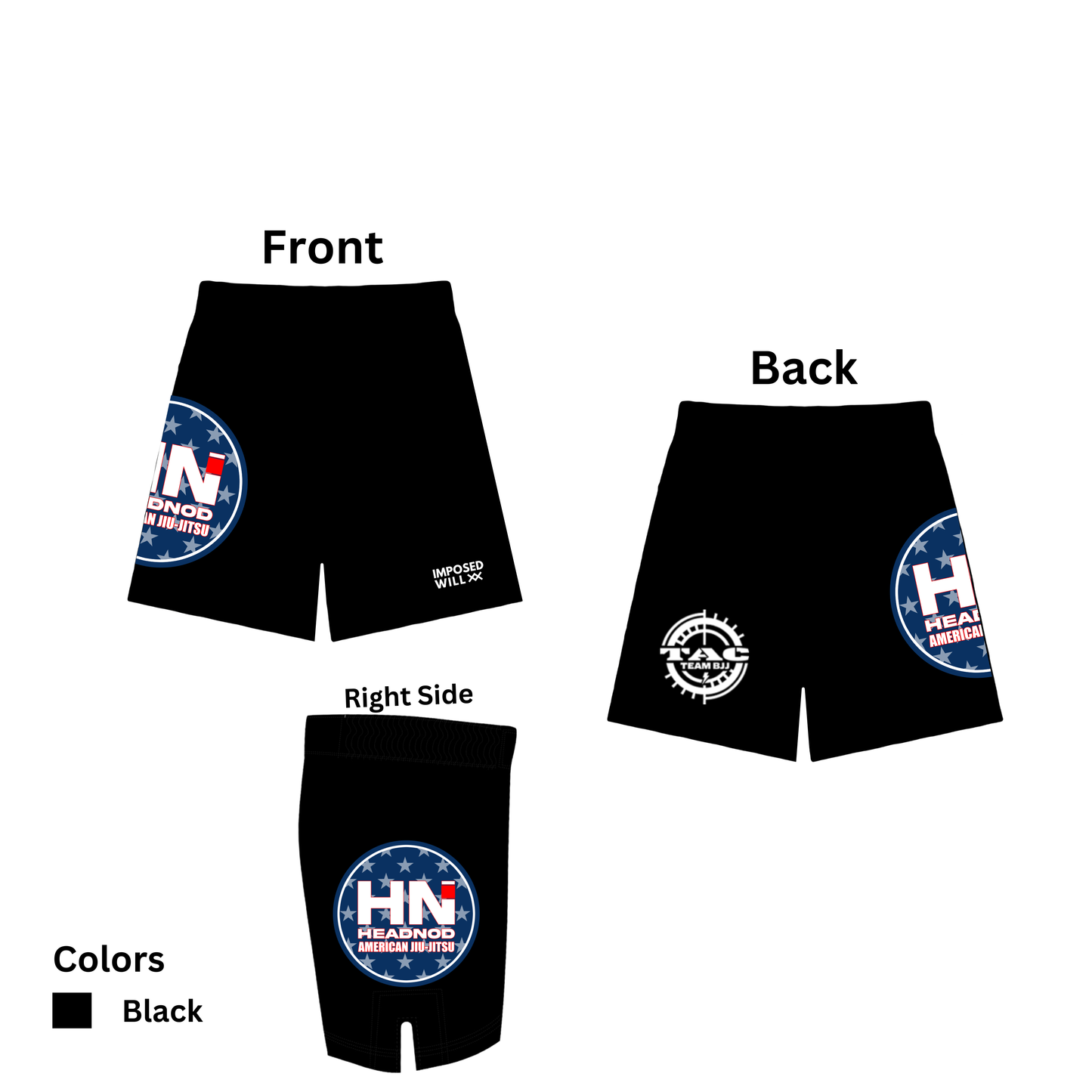 WOMENS Headnod AJJ Team Shorts