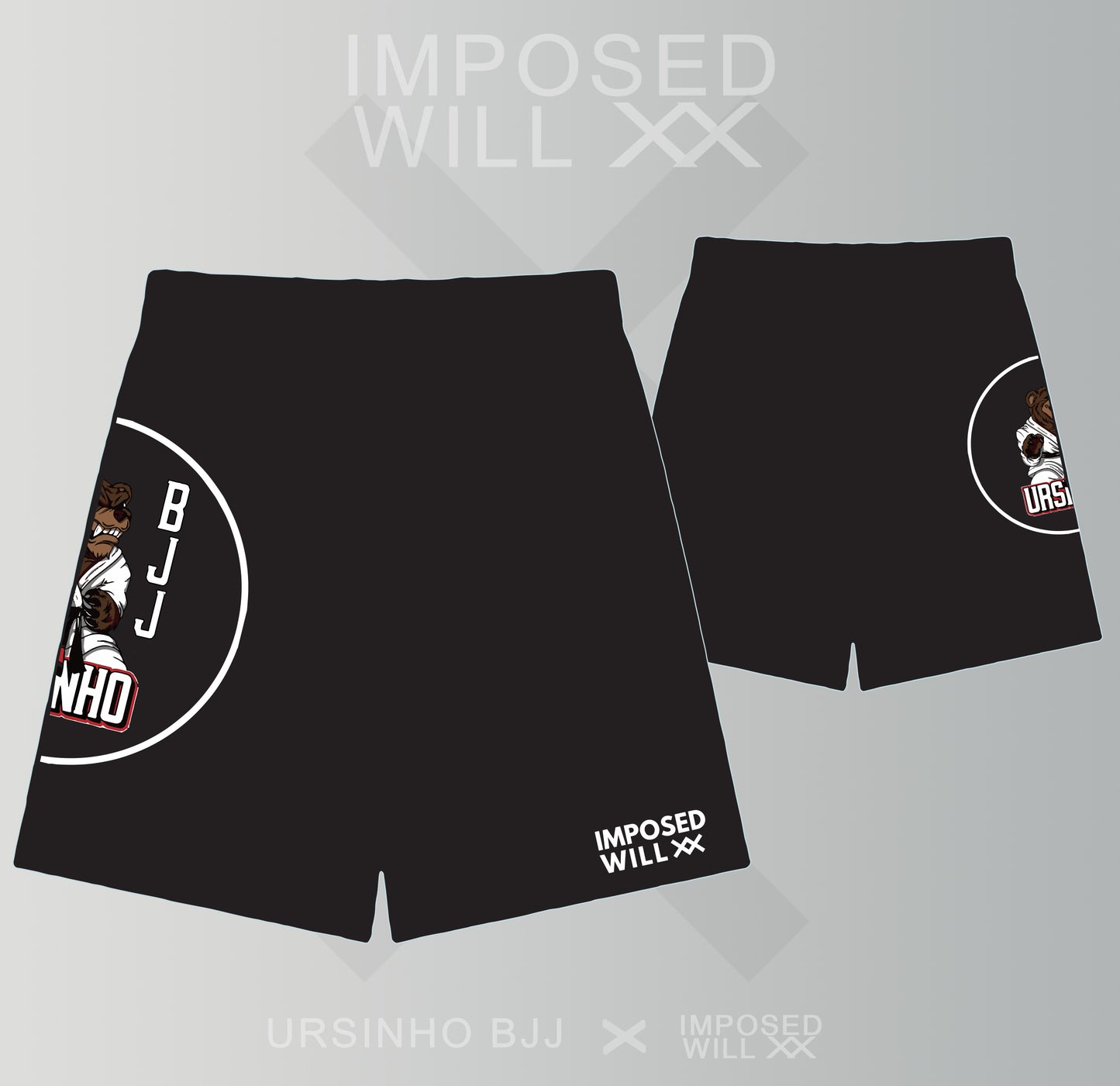 MENS/UNISEX Ursinho BJJ FreeFlo Shorts - Style 2