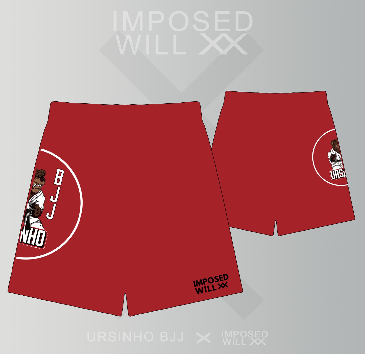 MENS/UNISEX Ursinho BJJ FreeFlo Shorts - Style 2