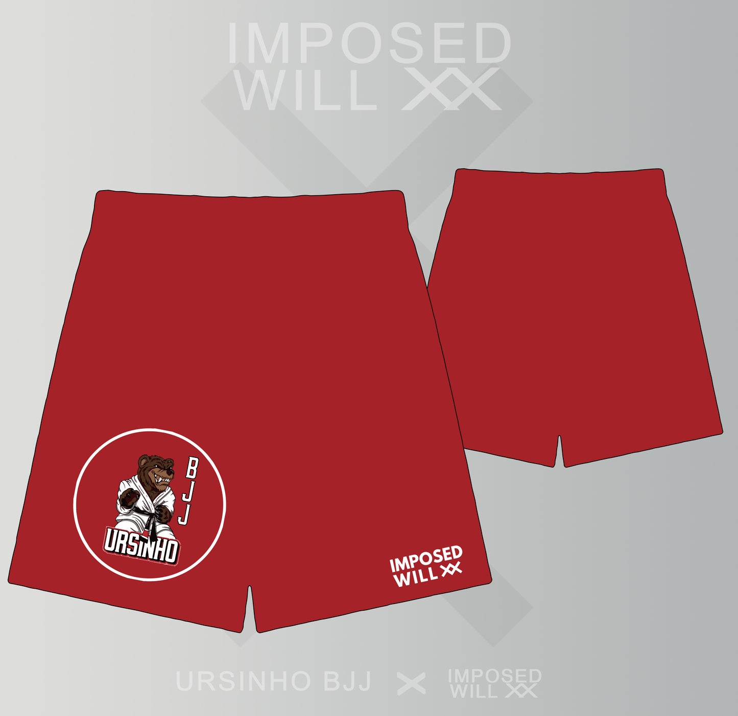 MENS/UNISEX Ursinho BJJ FreeFlo Shorts - Style 1