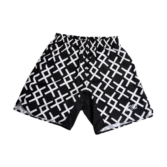 YOUTH FreeFlo Shorts - Inguz: Black/White