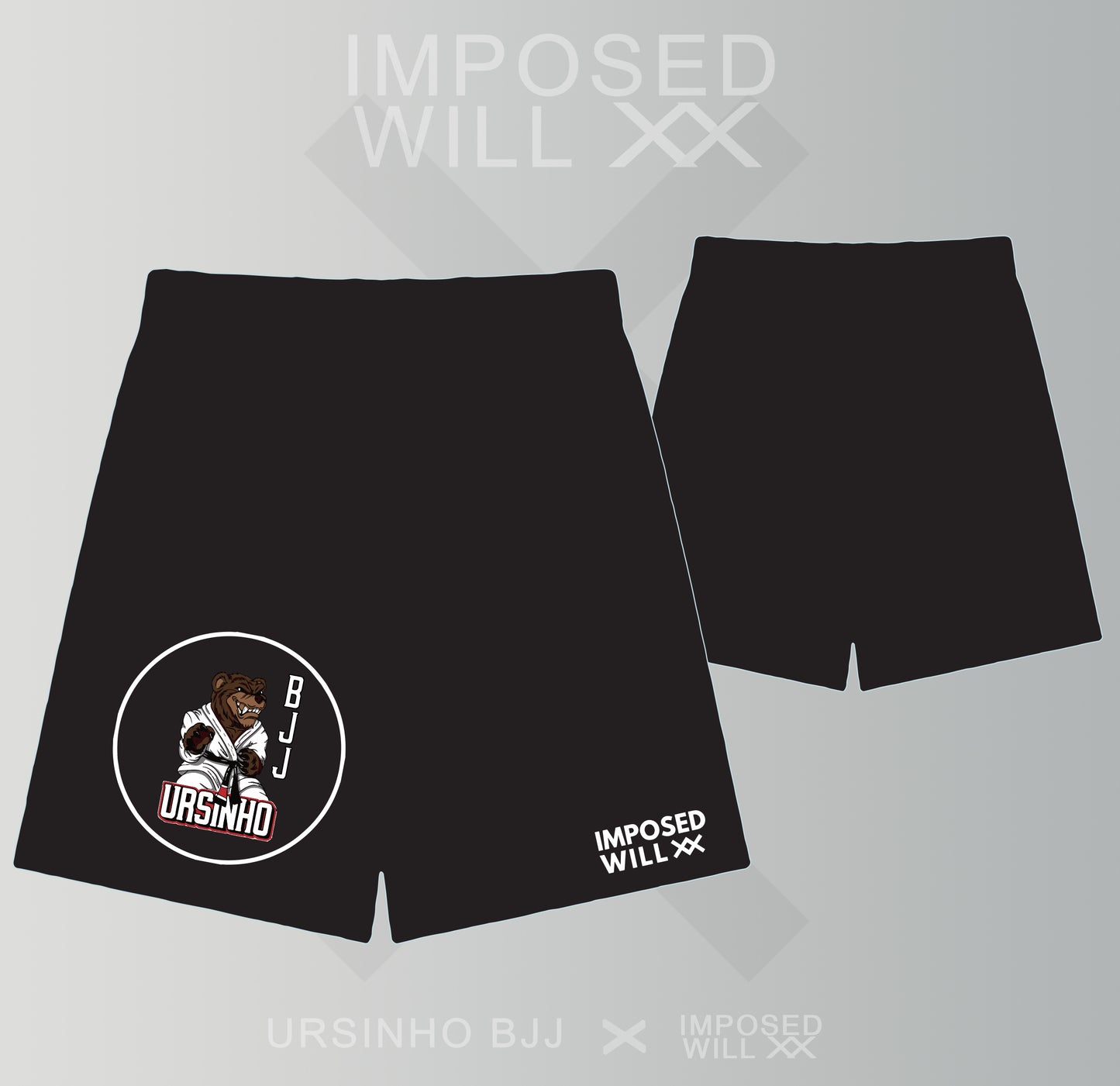 MENS/UNISEX Ursinho BJJ FreeFlo Shorts - Style 1