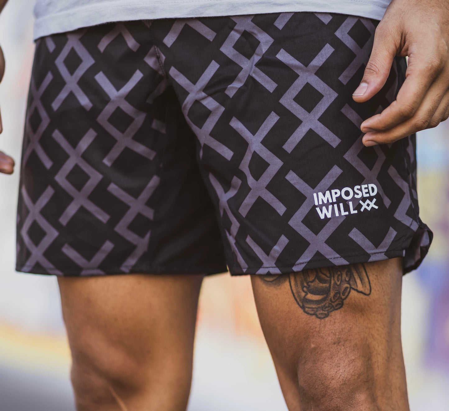 FreeFlo Shorts - Inguz: Black/Stone Grey