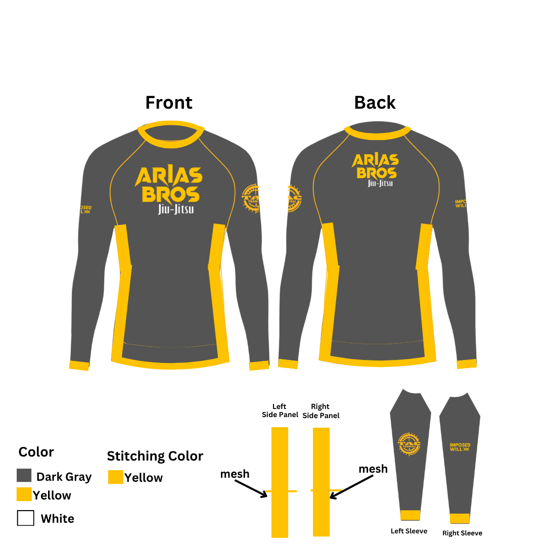 WOMENS Arias Bros Jiu Jitsu Team Alt Rashguard
