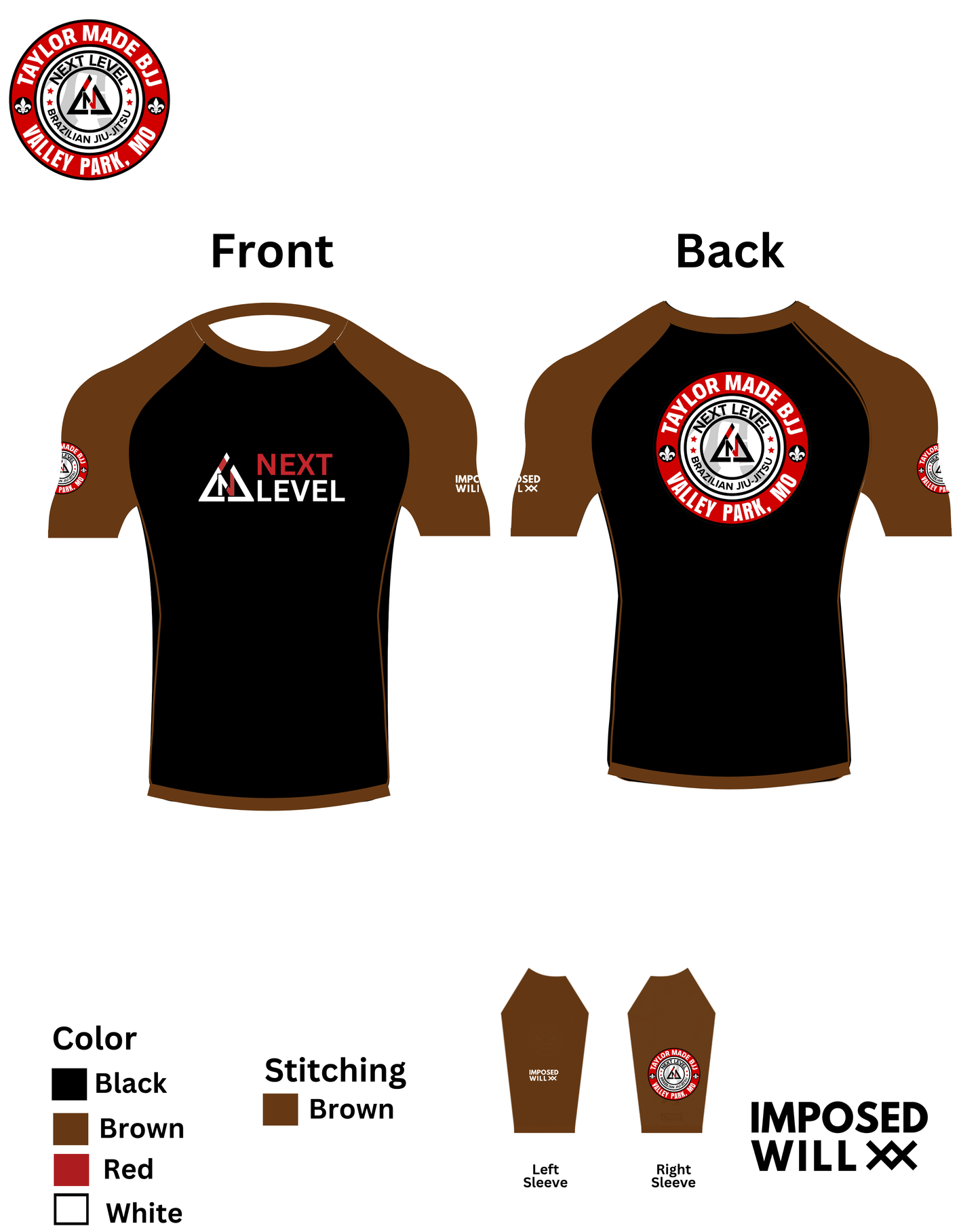 WOMENS Next Level BJJ Ranked Rashguard