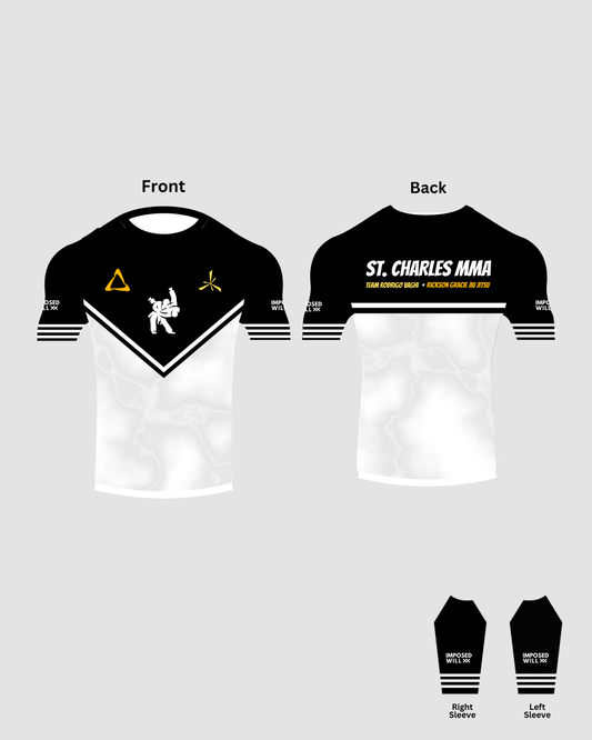WOMENS SCMMA Electric Ranked Rashguard