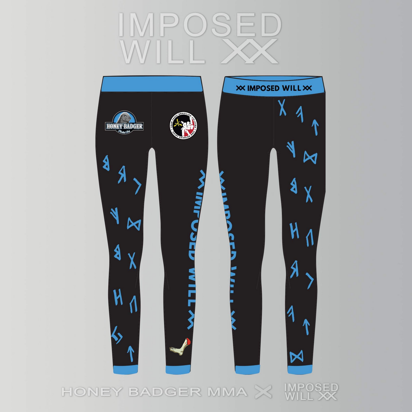 YOUTH HBMA Compression Pants: Black