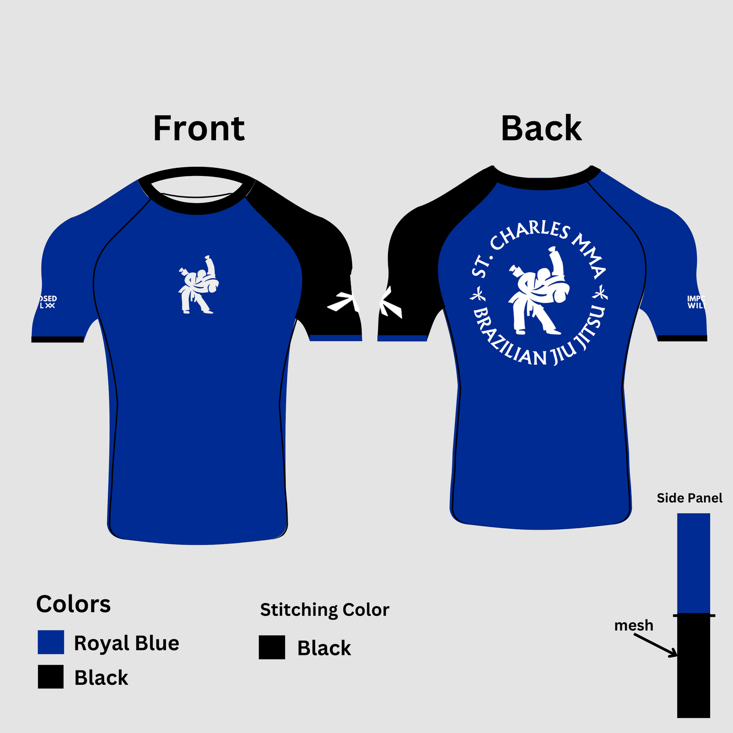 MENS/UNISEX SCMMA Ranked Rashguard