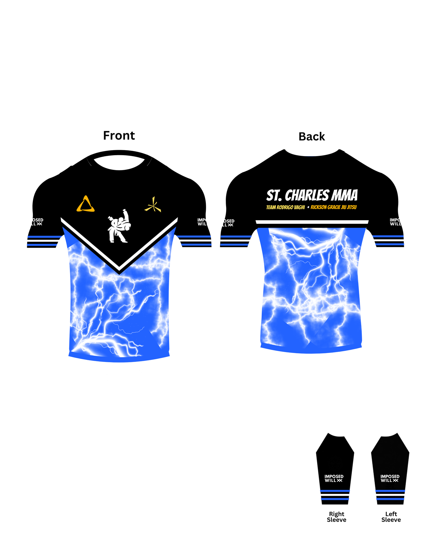MENS/UNISEX SCMMA Electric Ranked Rashguard