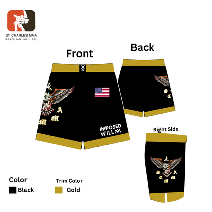 WOMENS SCMMA American Traditional Combat Shorts