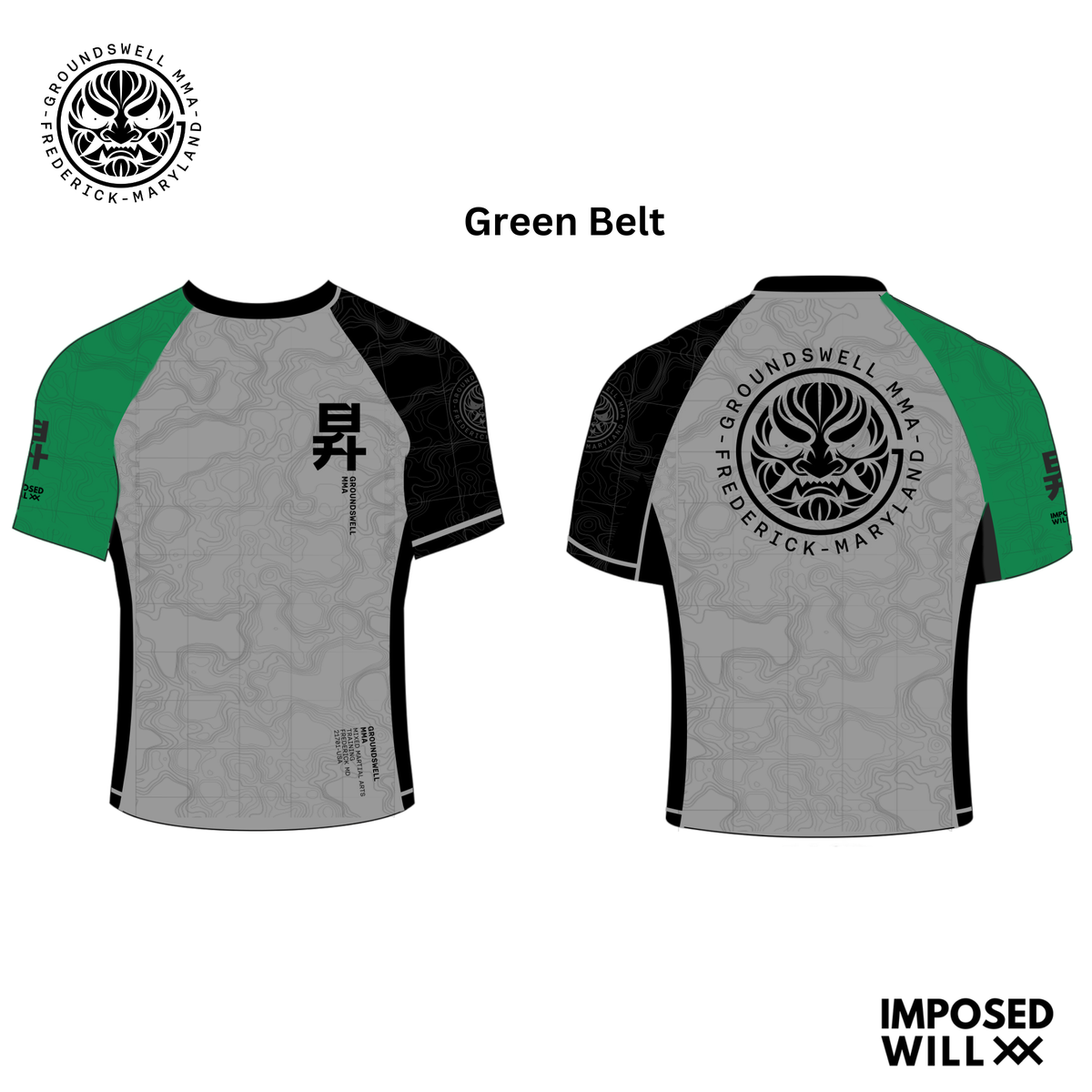 YOUTH Groundswell MMA Ranked Rashguard