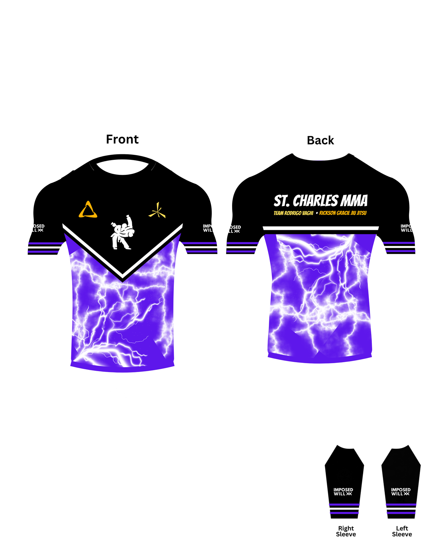 MENS/UNISEX SCMMA Electric Ranked Rashguard