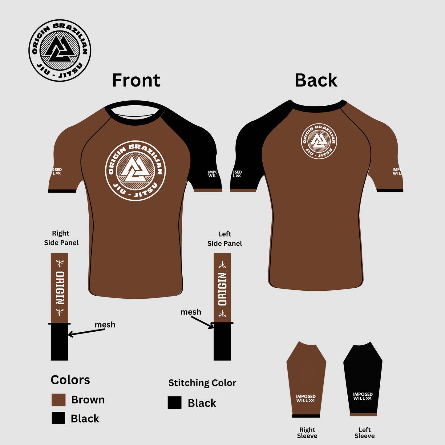 WOMENS Origin BJJ Ranked Rashguard