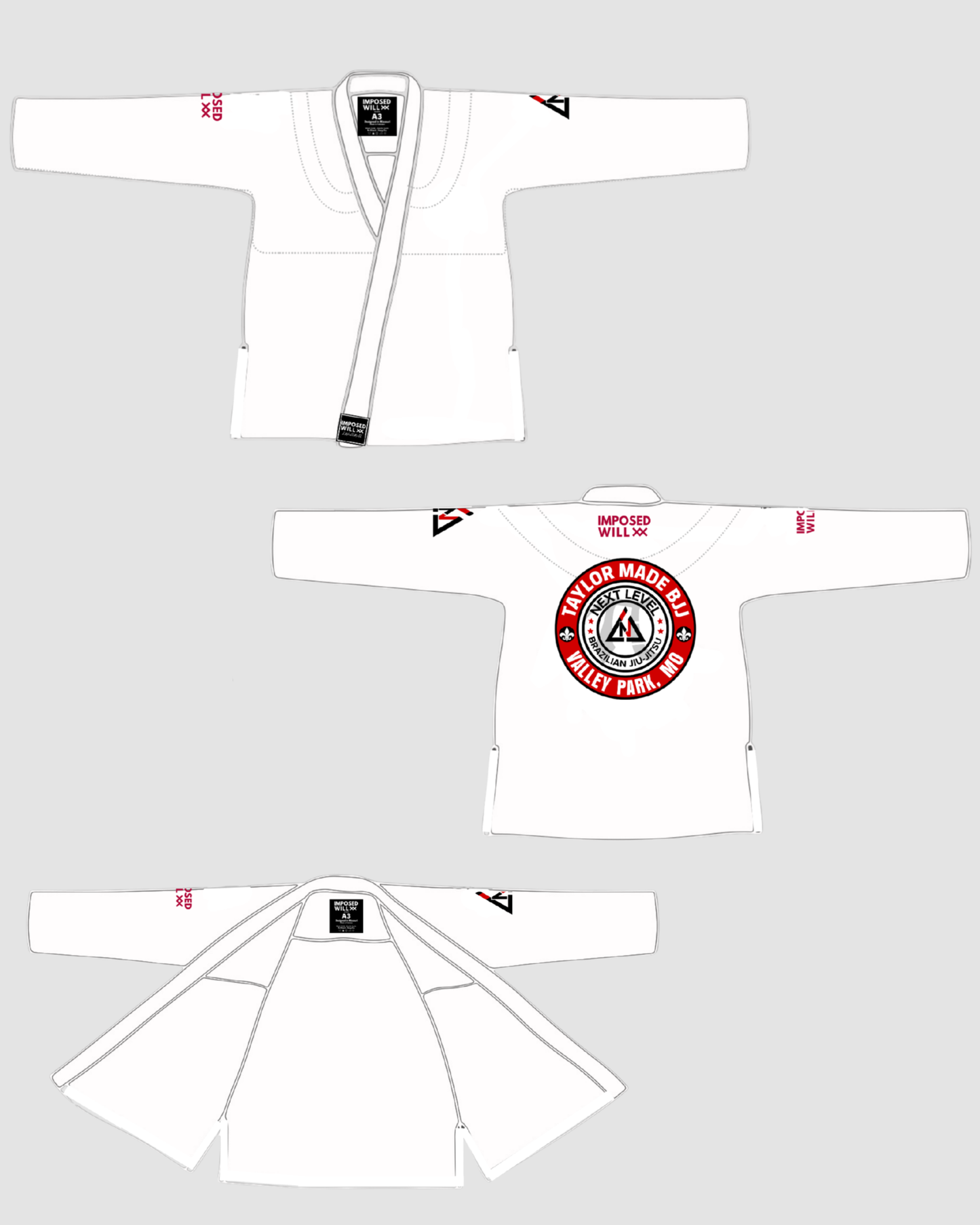 MENS/UNISEX Next Level BJJ Gi TOP ONLY