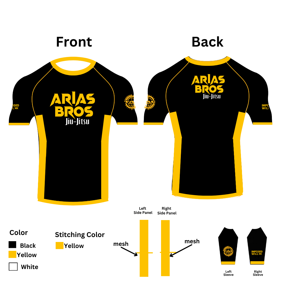 YOUTH Arias Bros Jiu Jitsu Team Alt Rashguard