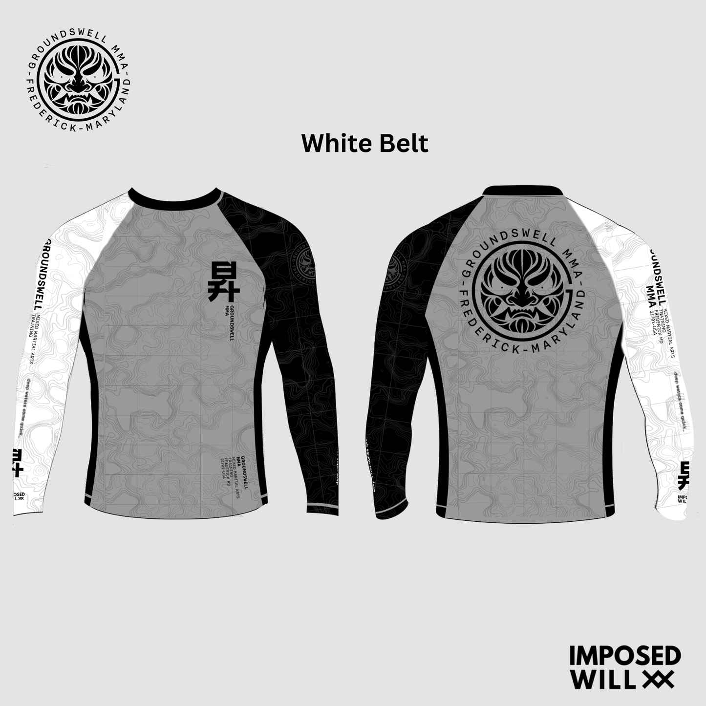 WOMENS Groundswell MMA Ranked Rashguard