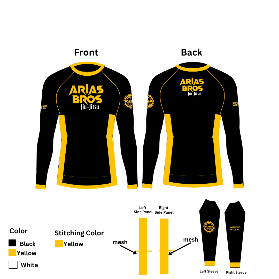 YOUTH Arias Bros Jiu Jitsu Team Alt Rashguard