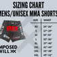 MENS/UNISEX War Horse Jiu Jitsu "MMA" Shorts